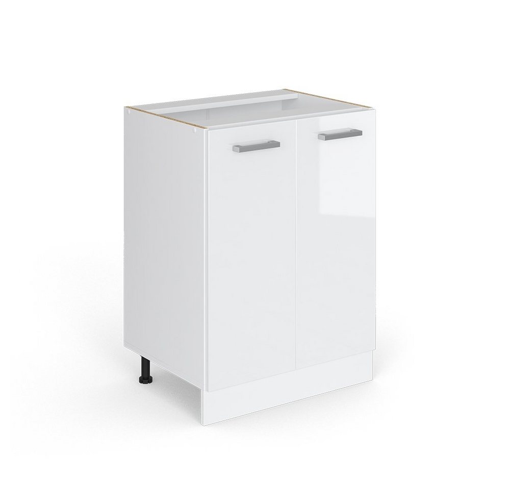 Vicco Schranksystem R-Line, Weiß Hochglanz/Weiß, 60 cm mit Türen, ohne Arbeitsplatte Vicco Schranksystem R-Line, Weiß Hochglanz/Weiß, 60 cm mit Türen, ohne Arbeitsplatte von Vicco