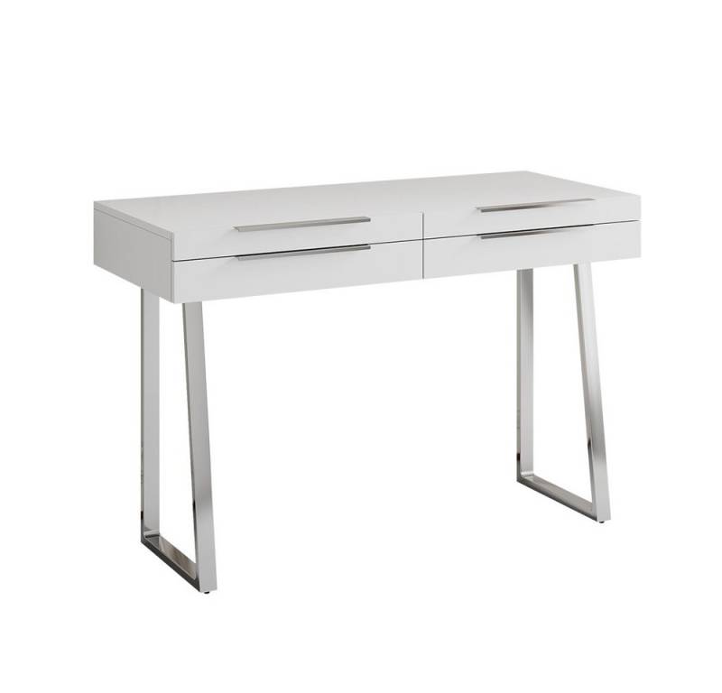Vicco Schreibtisch Alexia, Weiß, 120 x 50 cm mit Schubladen von Vicco