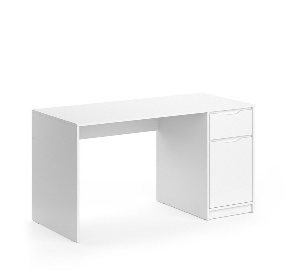 Vicco Schreibtisch Ruben, Weiß, 140 x 65 cm Vicco Schreibtisch Ruben, Weiß, 140 x 65 cm von Vicco