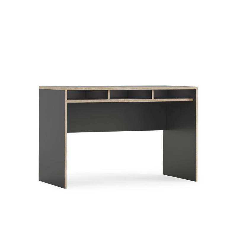 Vicco Schreibtisch Tetrix, Anthrazit/Nordik, 112 x 55 cm mit 3 Fächern von Vicco
