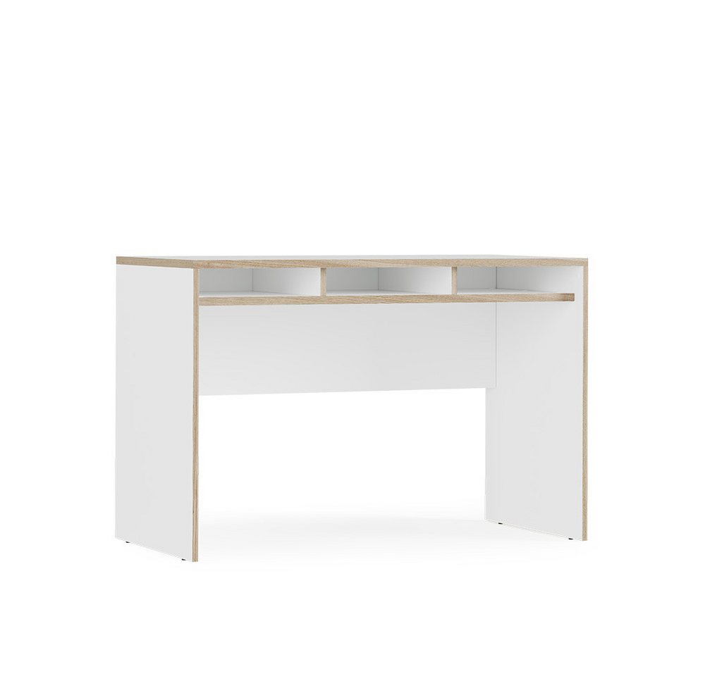 Vicco Schreibtisch Tetrix, Weiß/Nordik, 112 x 55 cm mit 3 Fächern Vicco Schreibtisch Tetrix, Weiß/Nordik, 112 x 55 cm mit 3 Fächern von Vicco