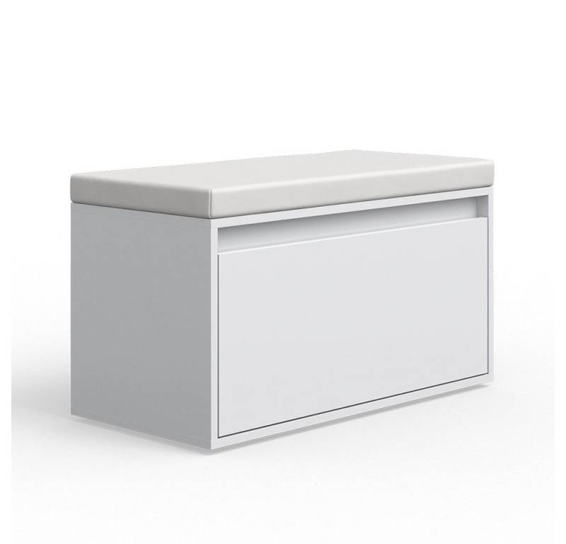Vicco Schuhbank Iker, Weiß, 80 x 45 cm von Vicco
