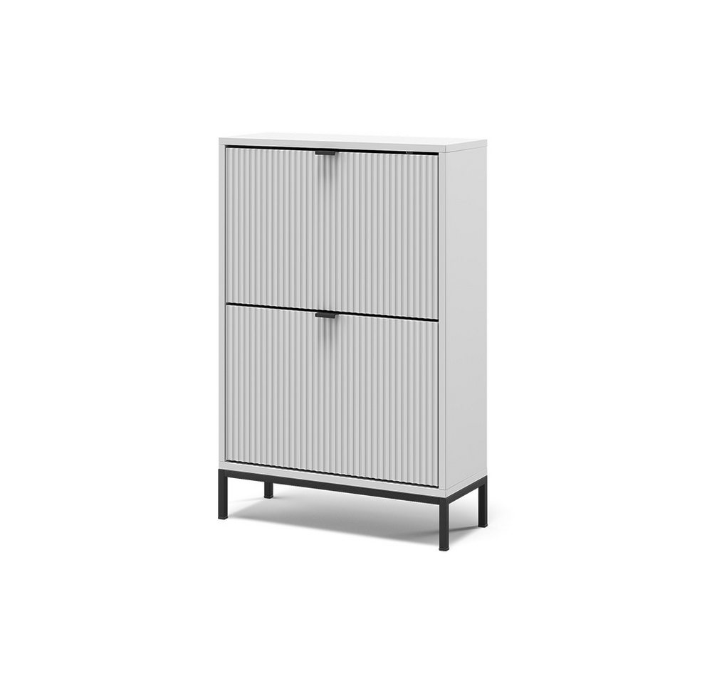 Vicco Schuhkipper Eliza, Weiß, 60 x 92 cm mit 2 Klappschubladen Vicco Schuhkipper Eliza, Weiß, 60 x 92 cm mit 2 Klappschubladen von Vicco