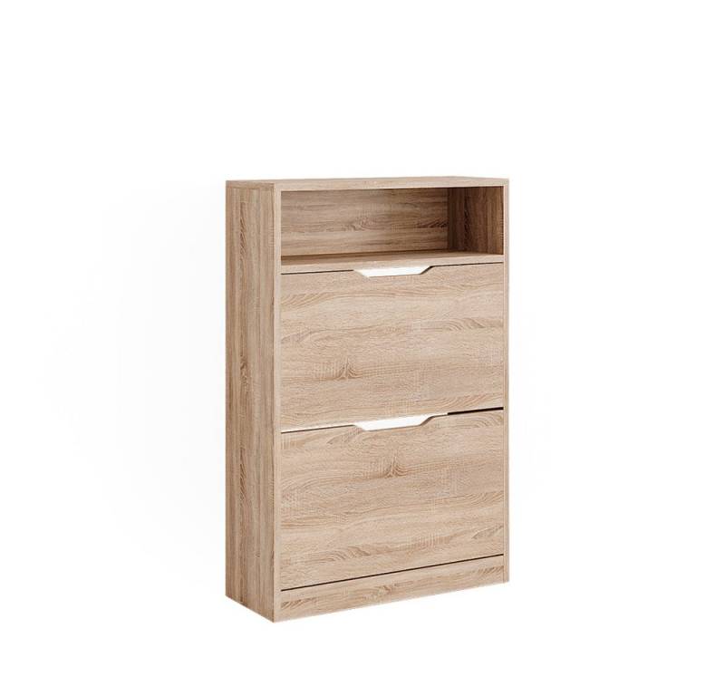 Vicco Schuhkipper Luca, Sonoma, 59 x 89.5 cm mit 2 Fächern von Vicco