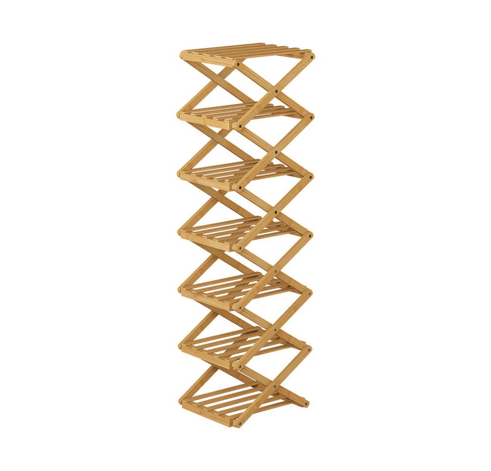 Vicco Schuhregal Ziggy, Bambus, 26 x 100.5 cm mit 7 Fächern Vicco Schuhregal Ziggy, Bambus, 26 x 100.5 cm mit 7 Fächern von Vicco