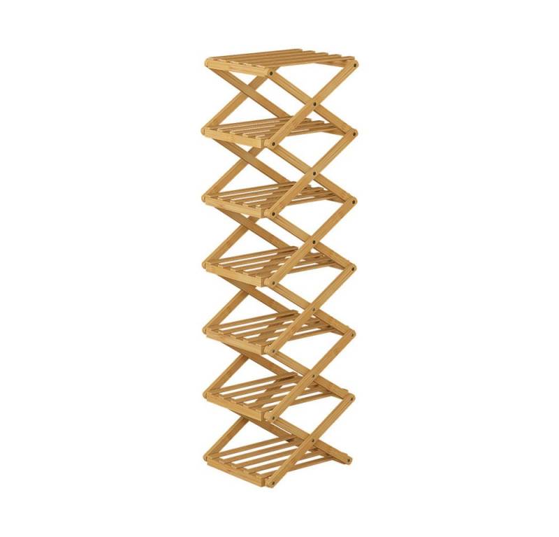 Vicco Schuhregal Ziggy, Bambus, 26 x 100.5 cm mit 7 Fächern Vicco Schuhregal Ziggy, Bambus, 26 x 100.5 cm mit 7 Fächern von Vicco