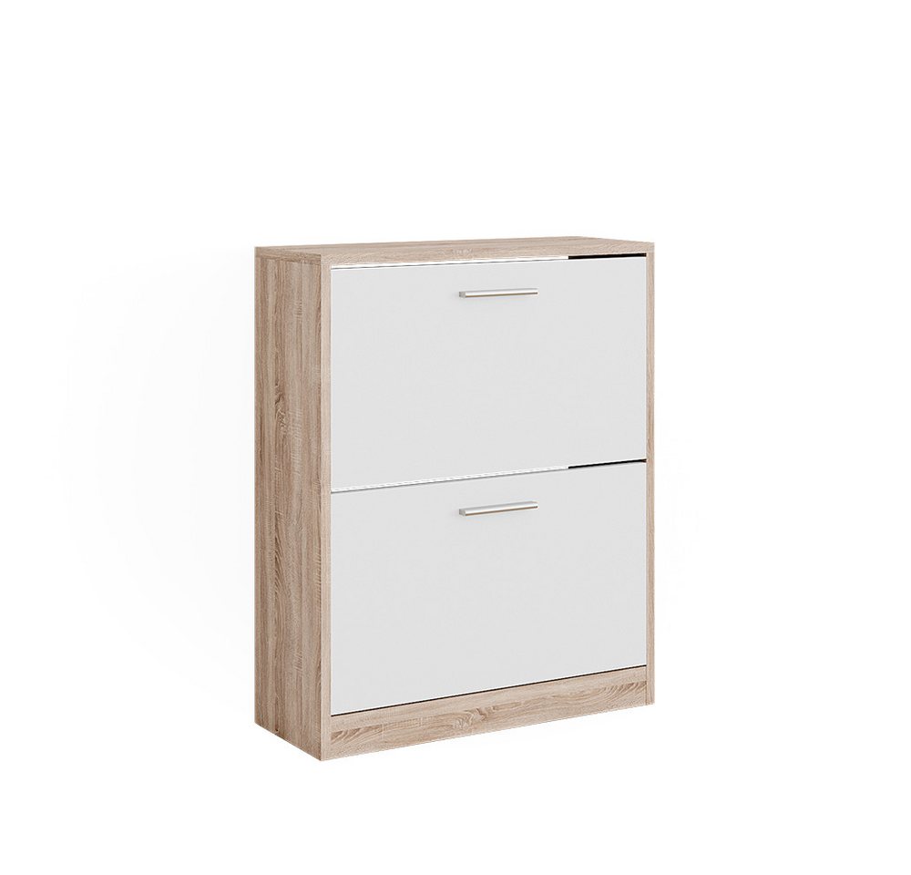Vicco Schuhschrank Gizmo, Sonoma/Weiß, 59 x 72.5 cm 2 Fächern Vicco Schuhschrank Gizmo, Sonoma/Weiß, 59 x 72.5 cm 2 Fächern von Vicco