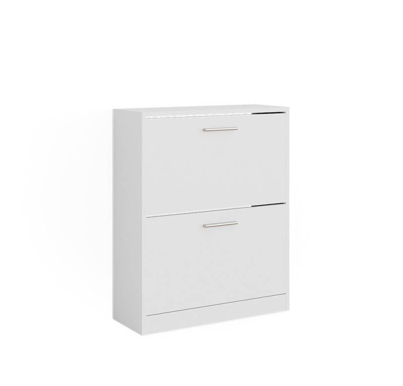 Vicco Schuhschrank Gizmo, Weiß, 59 x 72.5 cm 2 Fächern von Vicco