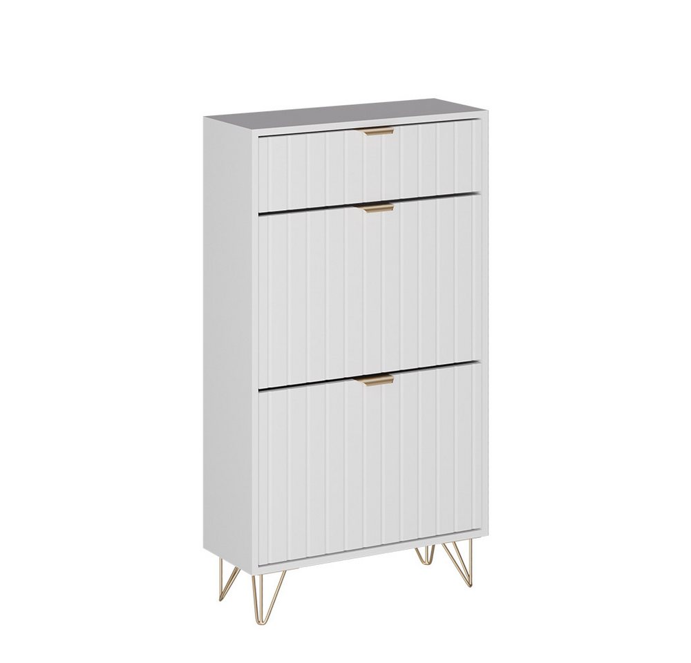Vicco Schuhschrank Helge, Weiß, 60 x 107.5 cm 2 Fächer Vicco Schuhschrank Helge, Weiß, 60 x 107.5 cm 2 Fächer von Vicco