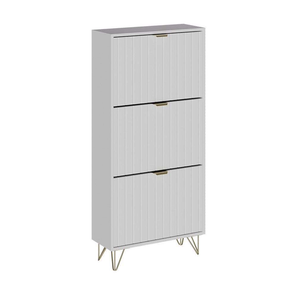 Vicco Schuhschrank Helge, Weiß, 60 x 128.5 cm 3 Fächer Vicco Schuhschrank Helge, Weiß, 60 x 128.5 cm 3 Fächer von Vicco