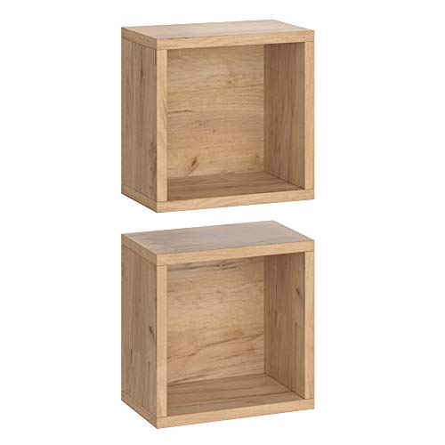 Vicco Badschrank Senyo, Goldkraft Eiche, 25 x 25 cm 2er Set von Vicco