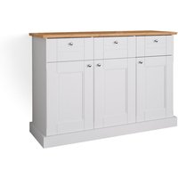 Vicco - Sideboard Bergamo 120cm Weiß/Eiche von Vicco