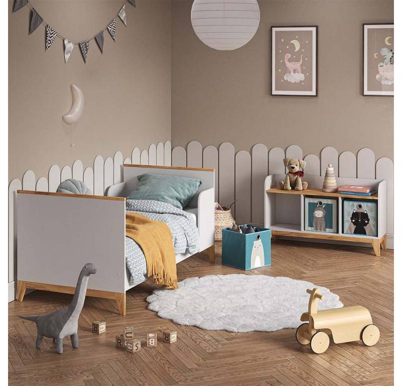 VitaliSpa® Sitzbank Malia, Weiß/Eiche, 107.2 x 63.8 cm von VitaliSpa®