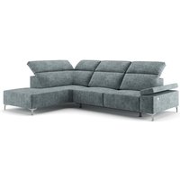 Vicco - Sofa l Form James, Grau, 301 x 218 cm Linke Ecke, Vitalispa Vicco - Sofa l Form James, Grau, 301 x 218 cm Linke Ecke, Vitalispa von Vicco