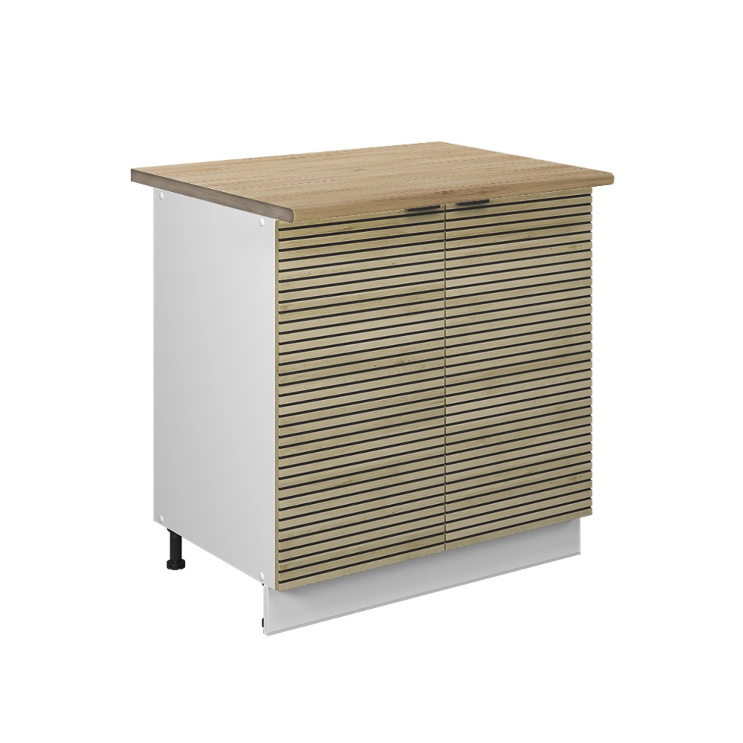Vicco Spülenunterschrank Fame-Line Eiche Paneel 80 cm mit Regal AP Eiche Vicco Spülenunterschrank Fame-Line Eiche Paneel 80 cm mit Regal AP Eiche von Vicco
