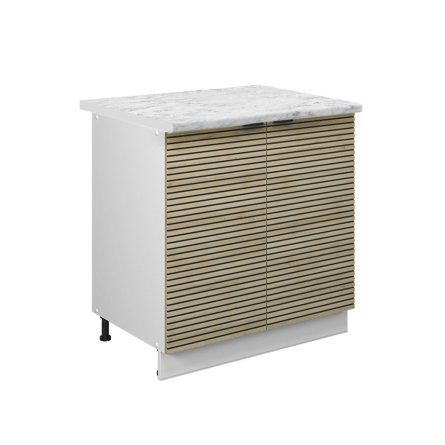Vicco Spülenunterschrank Fame-Line Eiche Paneel 80 cm mit Regal AP Marmor Vicco Spülenunterschrank Fame-Line Eiche Paneel 80 cm mit Regal AP Marmor von Vicco