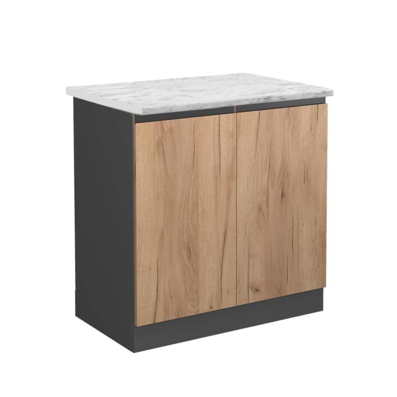 Vicco Spülenunterschrank R-Line Küchenunterschrank für die Spüle Goldkraft Eiche/Anthrazit AP Marmor Vicco Spülenunterschrank R-Line Küchenunterschrank für die Spüle Goldkraft Eiche/Anthrazit AP Marmor von Vicco