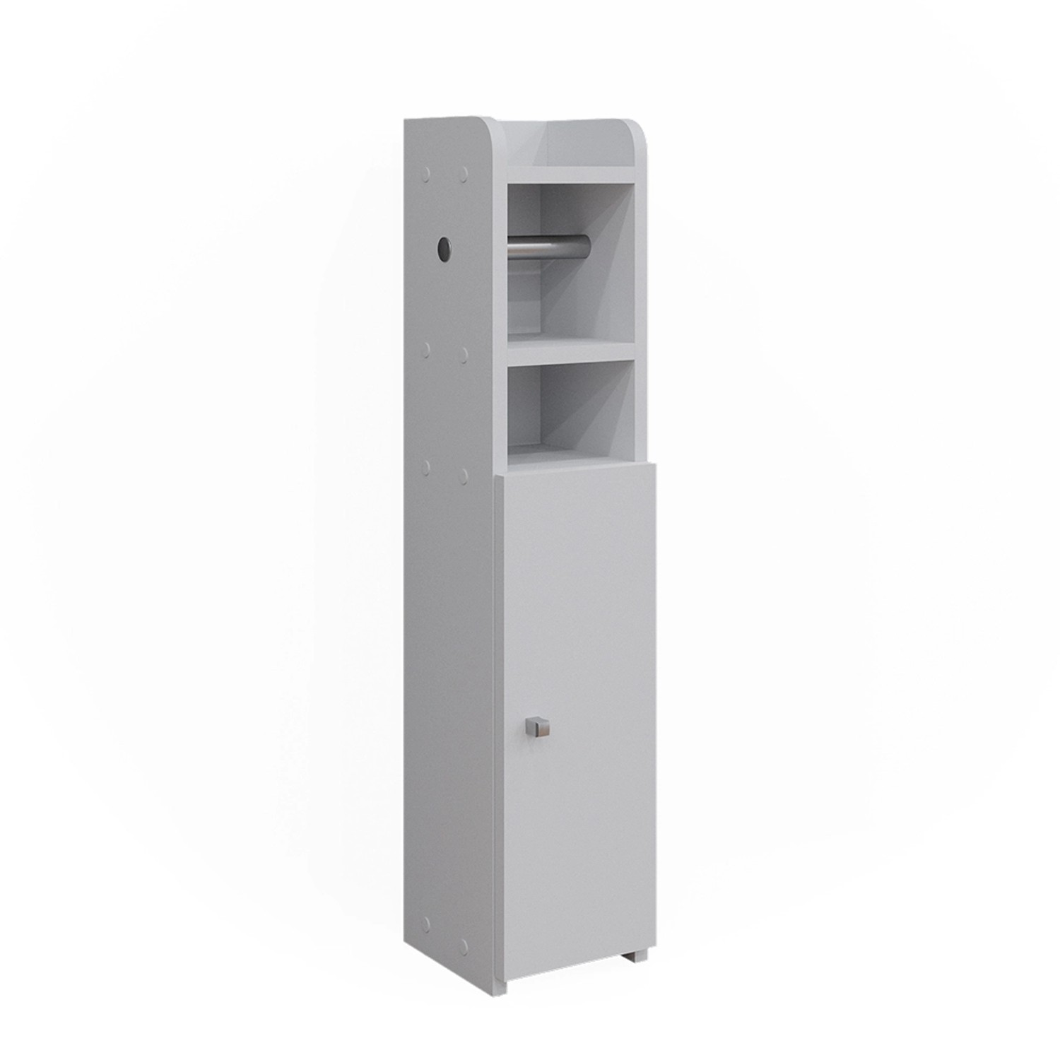 Vicco Toilettenpapierschrank Fynn Weiß 18 x 82 cm mit 1 Tür Vicco Toilettenpapierschrank Fynn Weiß 18 x 82 cm mit 1 Tür von Vicco