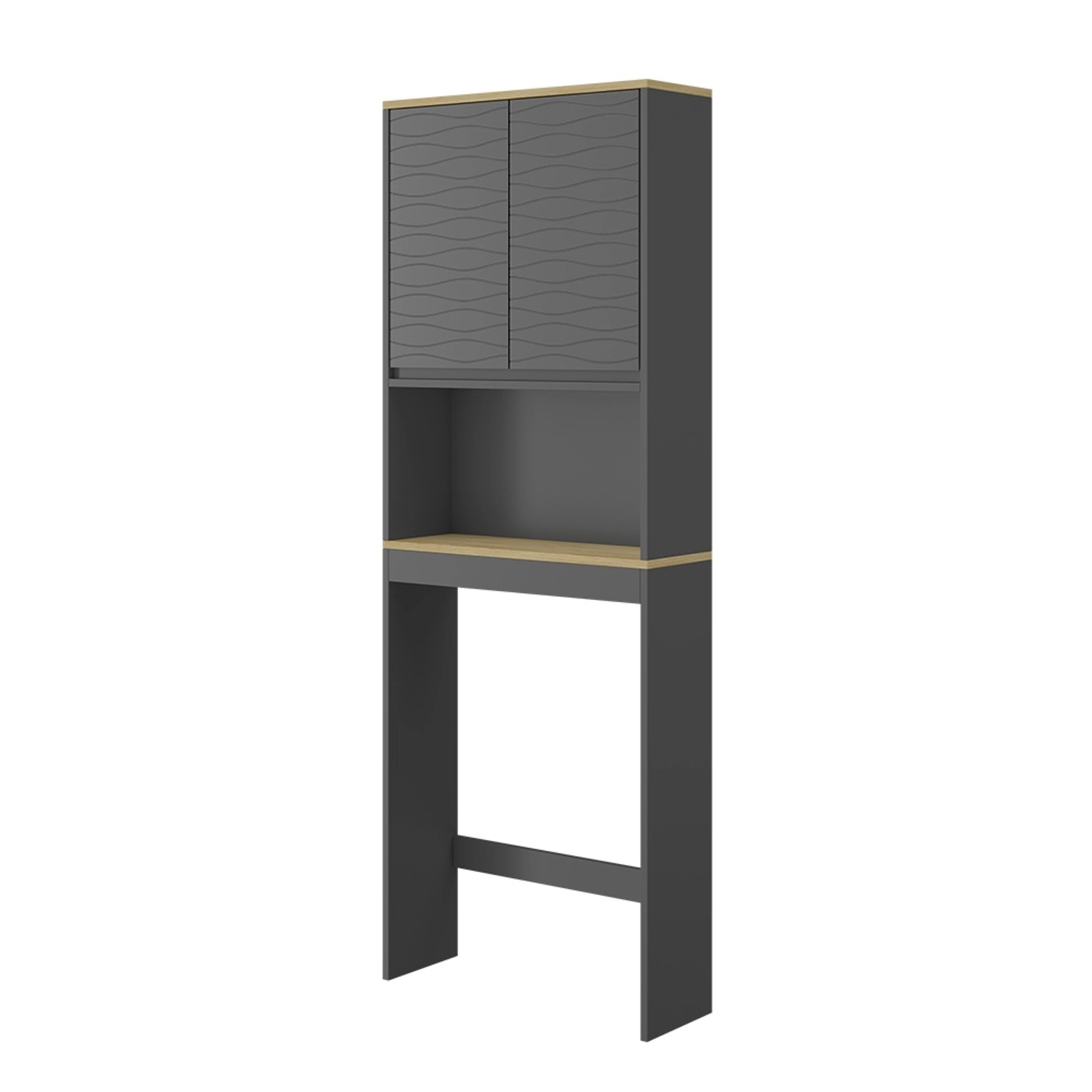 Vicco Toilettenschrank Livia Anthrazit 60 x 163 cm Vicco Toilettenschrank Livia Anthrazit 60 x 163 cm von Vicco