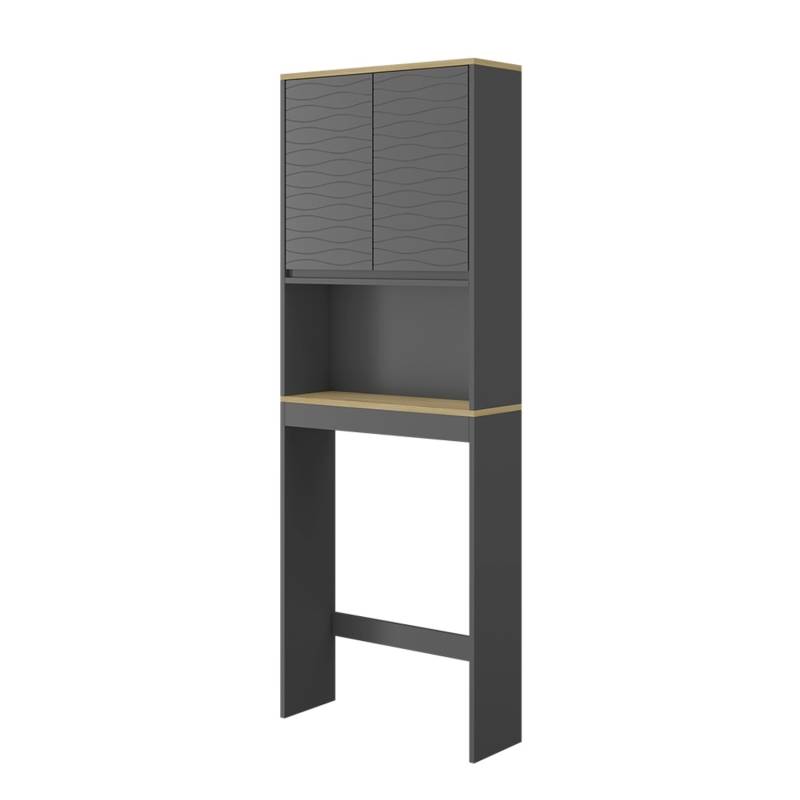 Vicco Toilettenschrank Livia Anthrazit 60 x 163 cm von Vicco
