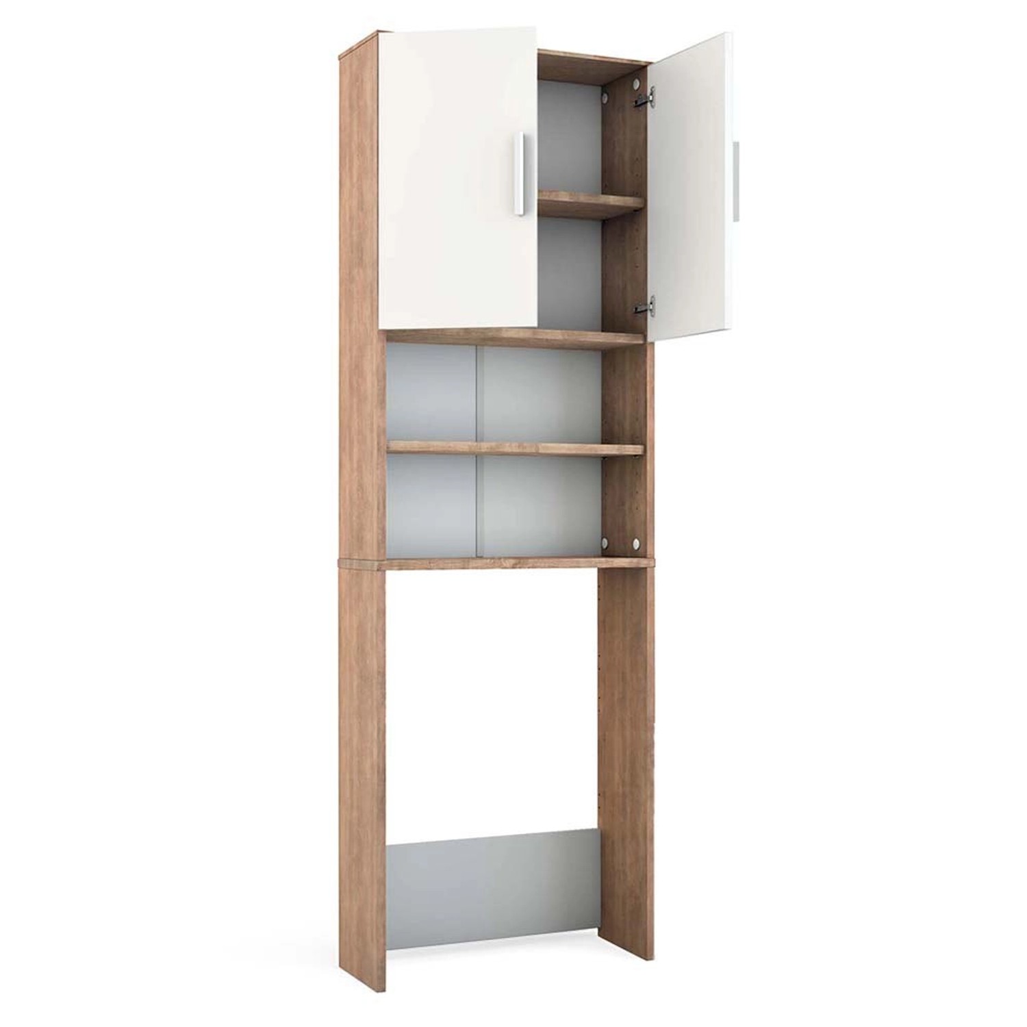 Vicco Toilettenschrank Sonoma/Weiß 64 x 190 cm mit 2 Türen Vicco Toilettenschrank Sonoma/Weiß 64 x 190 cm mit 2 Türen von Vicco