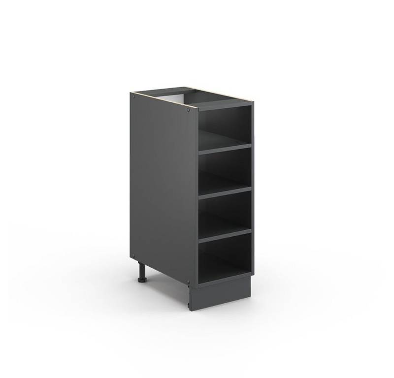 Vicco Unterschrank Fame-Line, Anthrazit/Anthrazit, 30 cm ohne Arbeitsplatte von Vicco