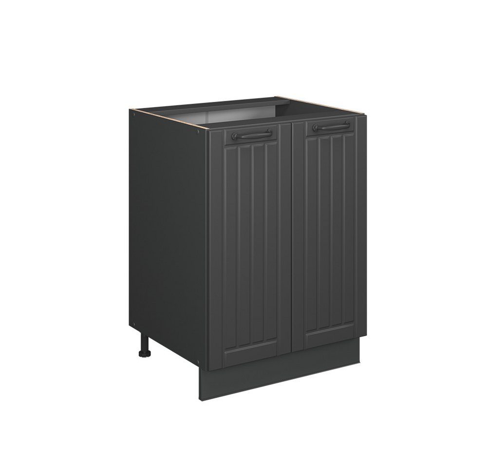 Vicco Unterschrank Fame-Line, Dunkelgrau/Anthrazit, 60 cm ohne Arbeitsplatte von Vicco