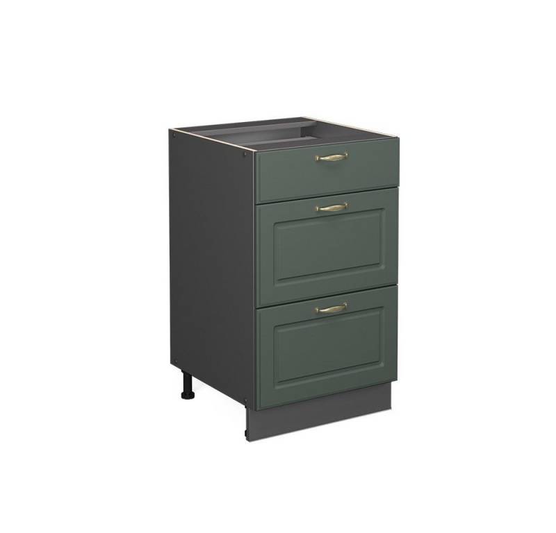 Vicco Unterschrank Fame-Line, Grün-Gold Landhaus/Anthrazit, 50 cm ohne Arbeitsplatte Vicco Unterschrank Fame-Line, Grün-Gold Landhaus/Anthrazit, 50 cm ohne Arbeitsplatte von Vicco