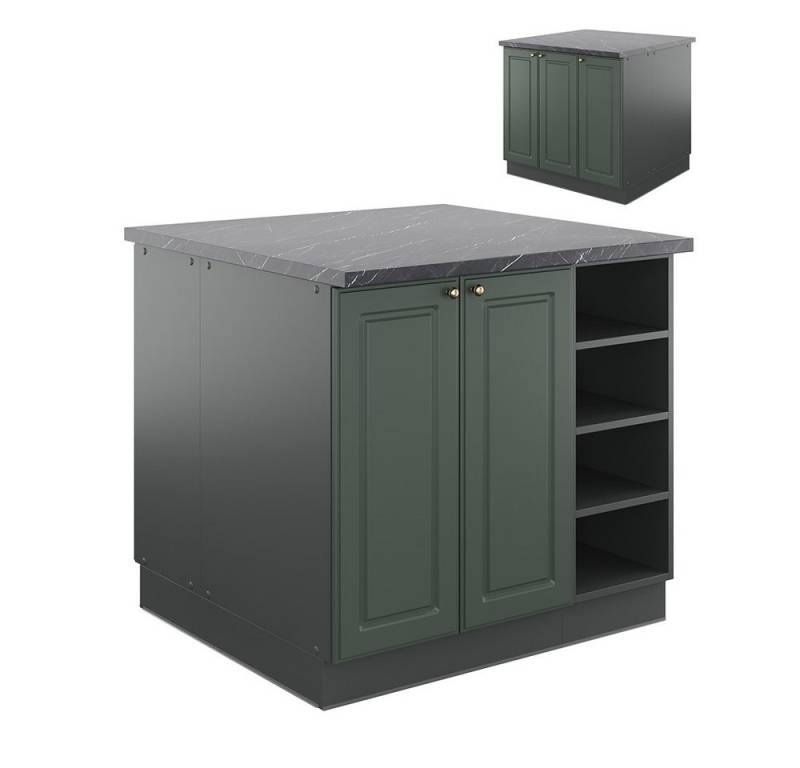 Vicco Unterschrank Fame-Line, Grün-Gold Landhaus/Anthrazit, 90 cm ohne Arbeitsplatte Vicco Unterschrank Fame-Line, Grün-Gold Landhaus/Anthrazit, 90 cm ohne Arbeitsplatte von Vicco