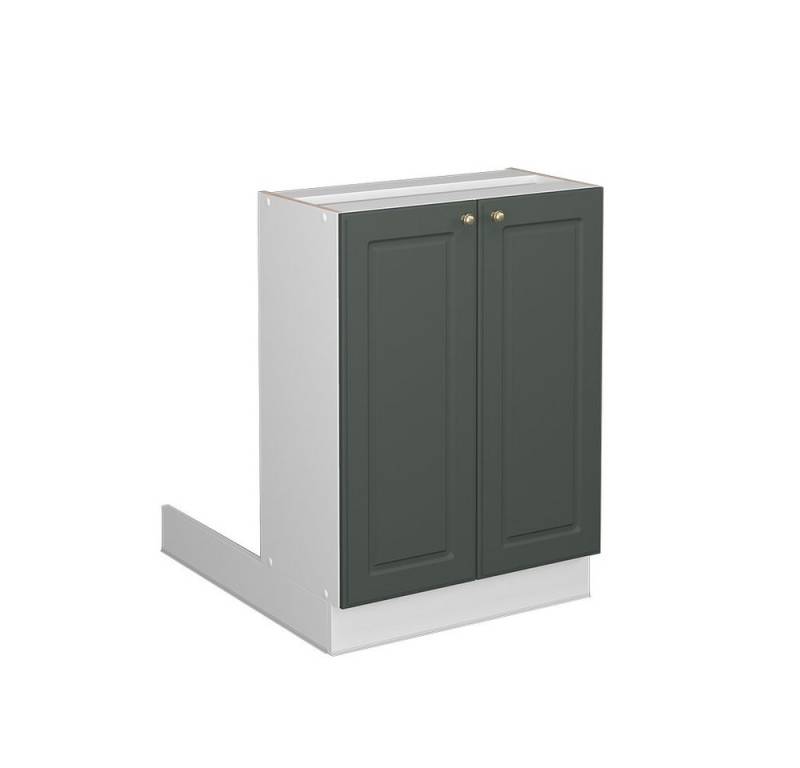 Vicco Unterschrank Fame-Line, Grün-Gold Landhaus/Weiß, 60 cm ohne Arbeitsplatte von Vicco