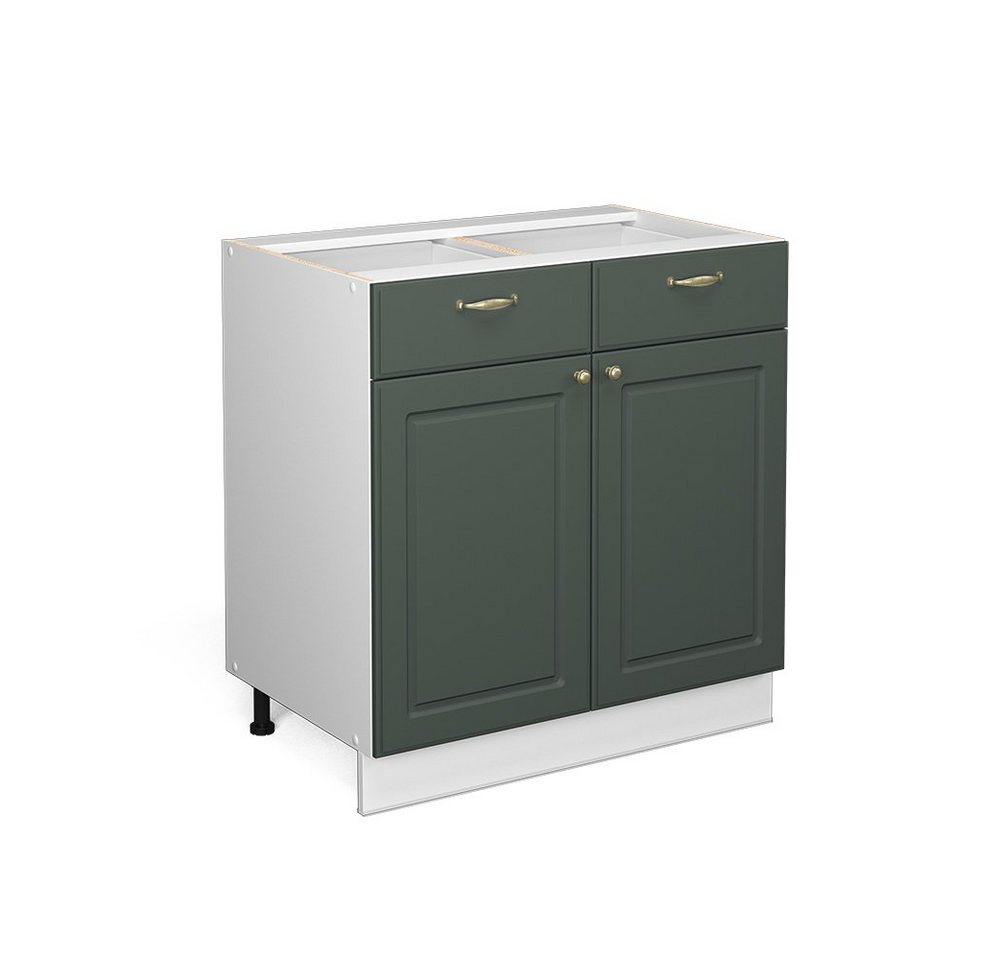 Vicco Unterschrank Fame-Line, Grün-Gold Landhaus/Weiß, 80 cm ohne Arbeitsplatte Vicco Unterschrank Fame-Line, Grün-Gold Landhaus/Weiß, 80 cm ohne Arbeitsplatte von Vicco