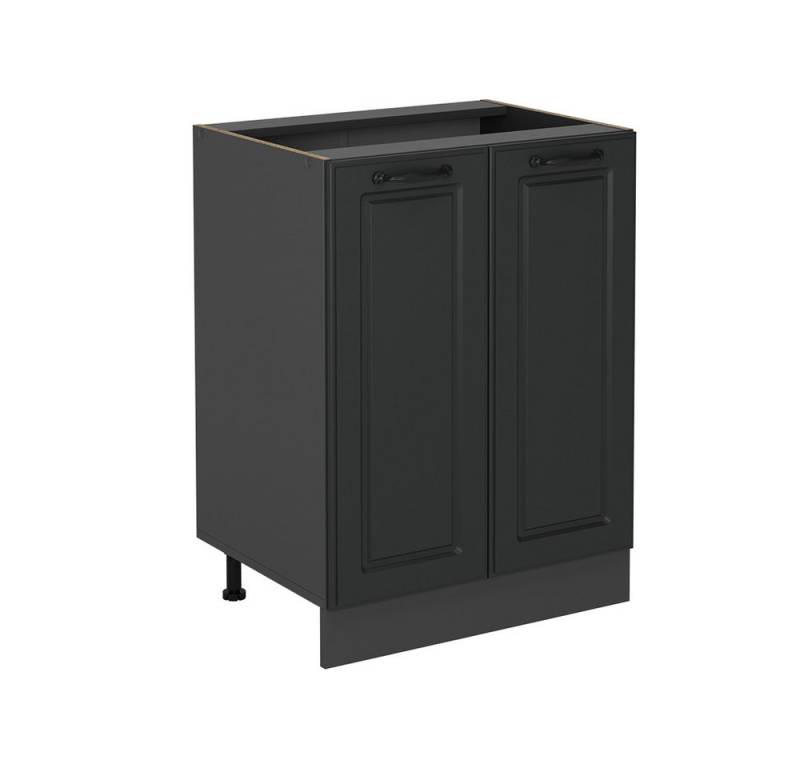 Vicco Unterschrank R-Line, Anthrazit Landhaus/Anthrazit, 60 cm ohne Arbeitsplatte von Vicco