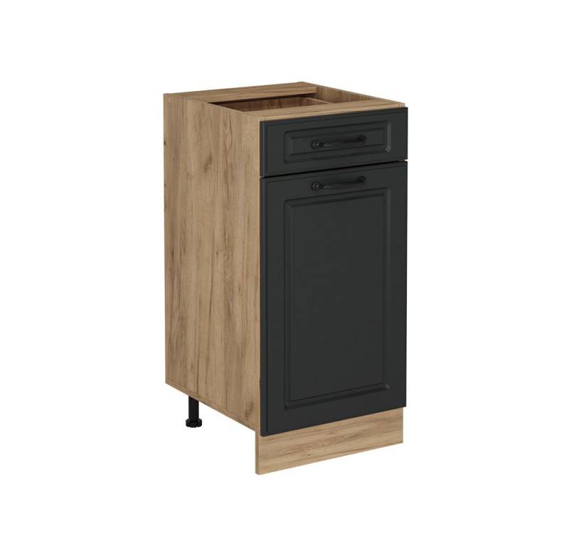 Vicco Unterschrank R-Line, Anthrazit Landhaus/Goldkraft Eiche, 40 cm ohne Arbeitsplatte von Vicco