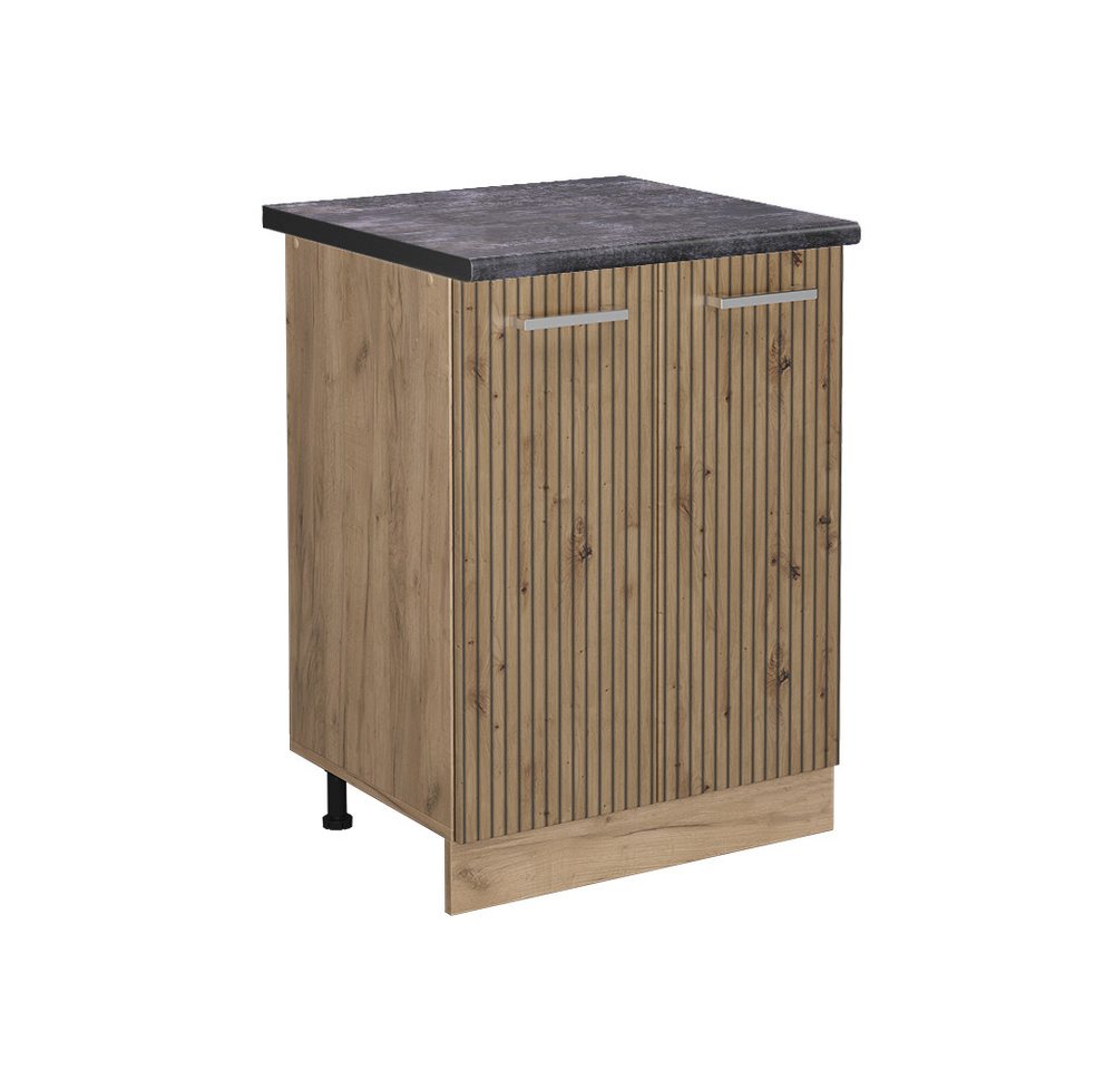 Vicco Unterschrank R-Line, Artisan-Eiche/Goldkraft Eiche, 60 cm, AP Anthrazit Vicco Unterschrank R-Line, Artisan-Eiche/Goldkraft Eiche, 60 cm, AP Anthrazit von Vicco