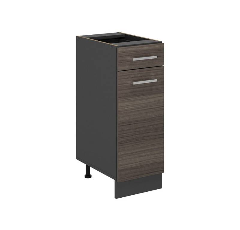 Vicco Unterschrank R-Line, Edelgrau/Anthrazit, 30 cm ohne Arbeitsplatte von Vicco