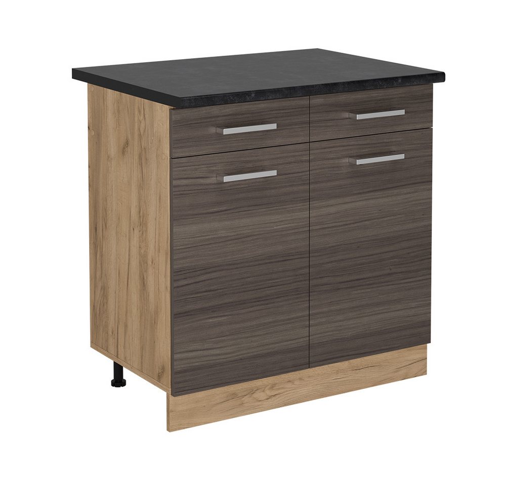 Vicco Unterschrank R-Line, Edelgrau/Goldkraft Eiche, 80 cm, AP Anthrazit Vicco Unterschrank R-Line, Edelgrau/Goldkraft Eiche, 80 cm, AP Anthrazit von Vicco
