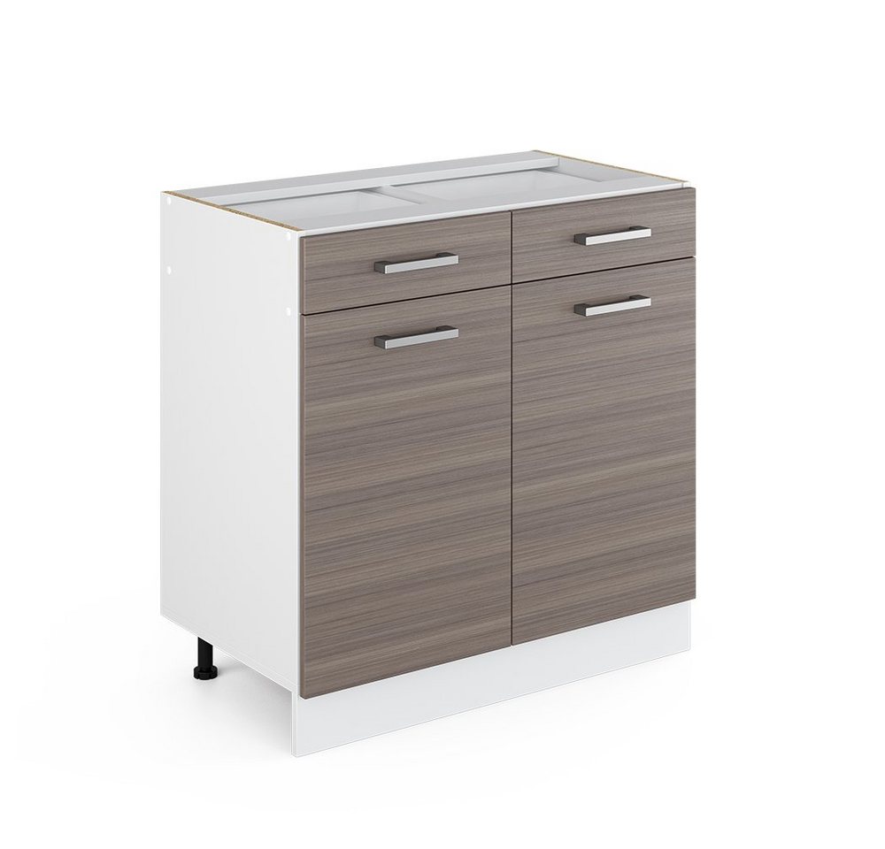 Vicco Unterschrank R-Line, Edelgrau/Weiß, 80 cm ohne Arbeitsplatte Vicco Unterschrank R-Line, Edelgrau/Weiß, 80 cm ohne Arbeitsplatte von Vicco