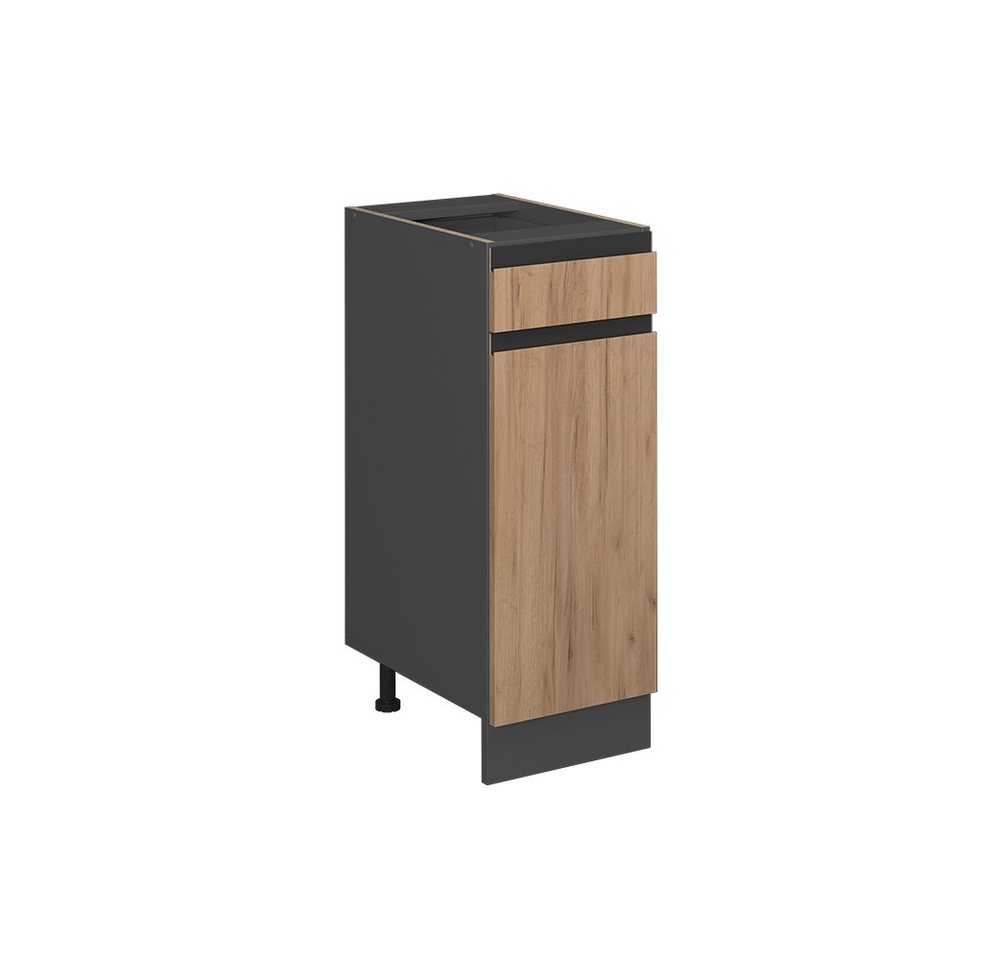 Vicco Unterschrank R-Line, Goldkraft Eiche/Anthrazit, 30 cm J-Shape, ohne Arbeitsplatte Vicco Unterschrank R-Line, Goldkraft Eiche/Anthrazit, 30 cm J-Shape, ohne Arbeitsplatte von Vicco