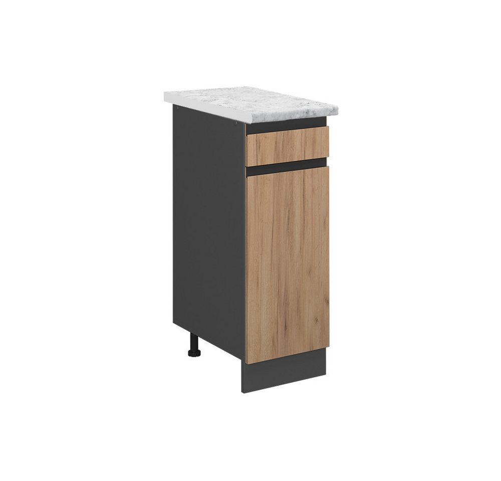 Vicco Unterschrank R-Line, Goldkraft Eiche/Anthrazit, 30 cm AP Marmor Vicco Unterschrank R-Line, Goldkraft Eiche/Anthrazit, 30 cm AP Marmor von Vicco