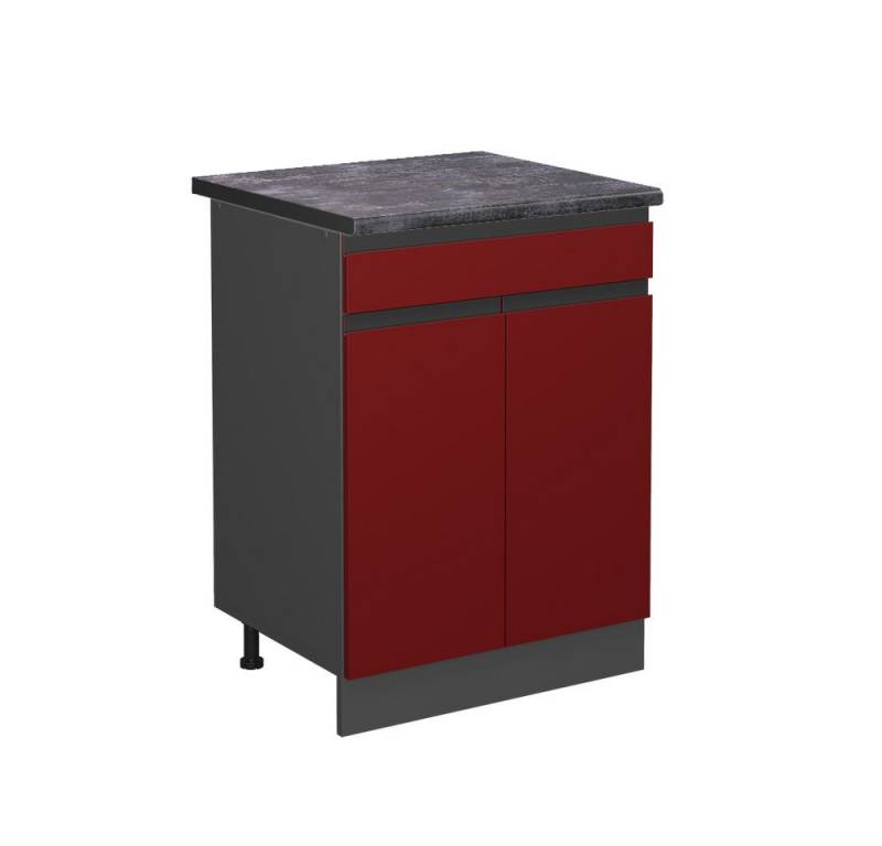 Vicco Unterschrank R-Line, Rot/Anthrazit, 60 cm, AP Anthrazit Vicco Unterschrank R-Line, Rot/Anthrazit, 60 cm, AP Anthrazit von Vicco