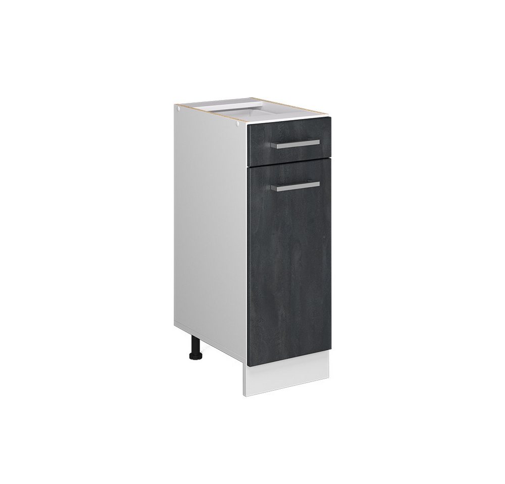 Vicco Unterschrank R-Line, Schwarz Beton/Weiß, 30 cm ohne Arbeitsplatte Vicco Unterschrank R-Line, Schwarz Beton/Weiß, 30 cm ohne Arbeitsplatte von Vicco