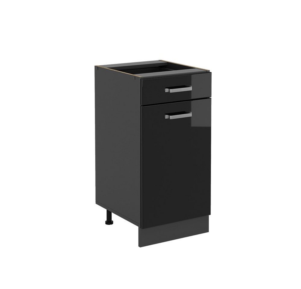 Vicco Unterschrank R-Line, Schwarz Hochglanz/Anthrazit, 40 cm ohne Arbeitsplatte Vicco Unterschrank R-Line, Schwarz Hochglanz/Anthrazit, 40 cm ohne Arbeitsplatte von Vicco