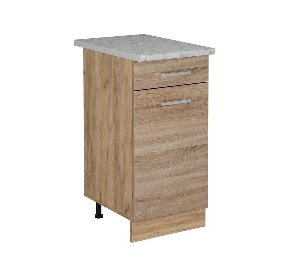 Vicco Unterschrank R-Line, Sonoma/Goldkraft Eiche, 40 cm AP Marmor Vicco Unterschrank R-Line, Sonoma/Goldkraft Eiche, 40 cm AP Marmor von Vicco