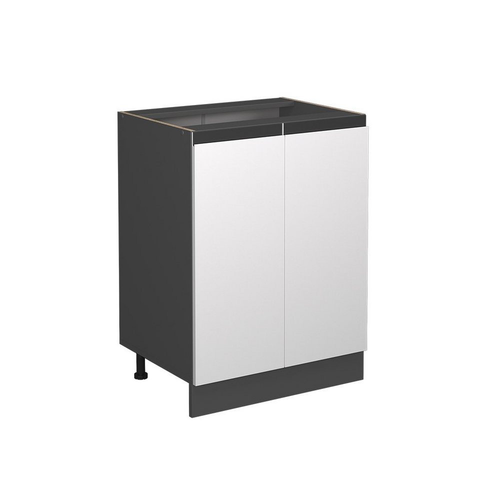 Vicco Unterschrank R-Line, Weiß/Anthrazit, 60 cm J-Shape, ohne Arbeitsplatte Vicco Unterschrank R-Line, Weiß/Anthrazit, 60 cm J-Shape, ohne Arbeitsplatte von Vicco
