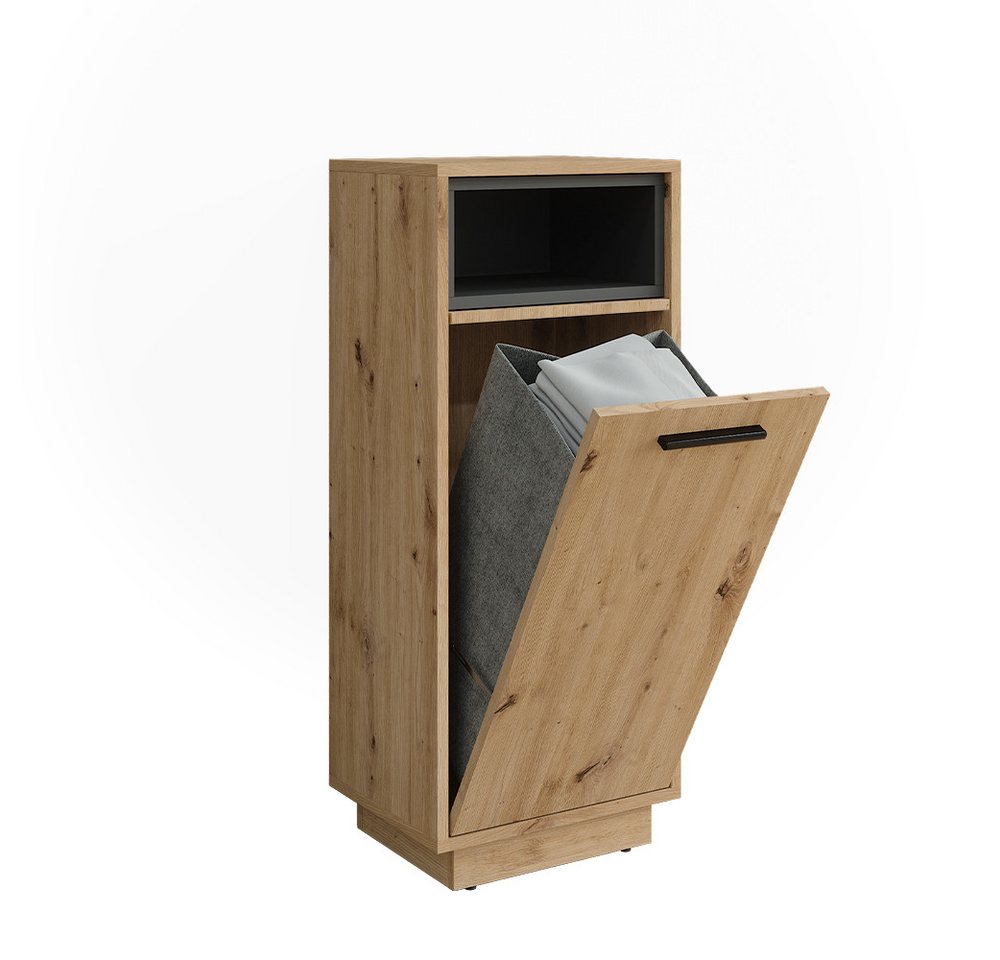 Vicco Wäscheschrank Beatrice, Artisan Eiche/Anthrazit, 38 x 93 cm mit herausnehmbarer I... Vicco Wäscheschrank Beatrice, Artisan Eiche/Anthrazit, 38 x 93 cm mit herausnehmbarer I... von Vicco