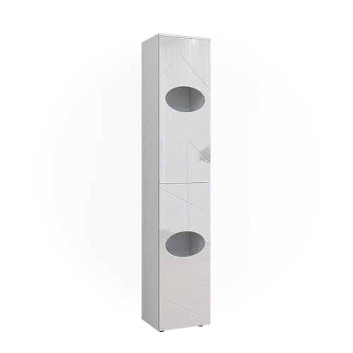 Vicco Wäscheschrank Irma, Badezimmerhochschrank, Weiß, 37.2 x 192 cm Vicco Wäscheschrank Irma, Badezimmerhochschrank, Weiß, 37.2 x 192 cm von Vicco