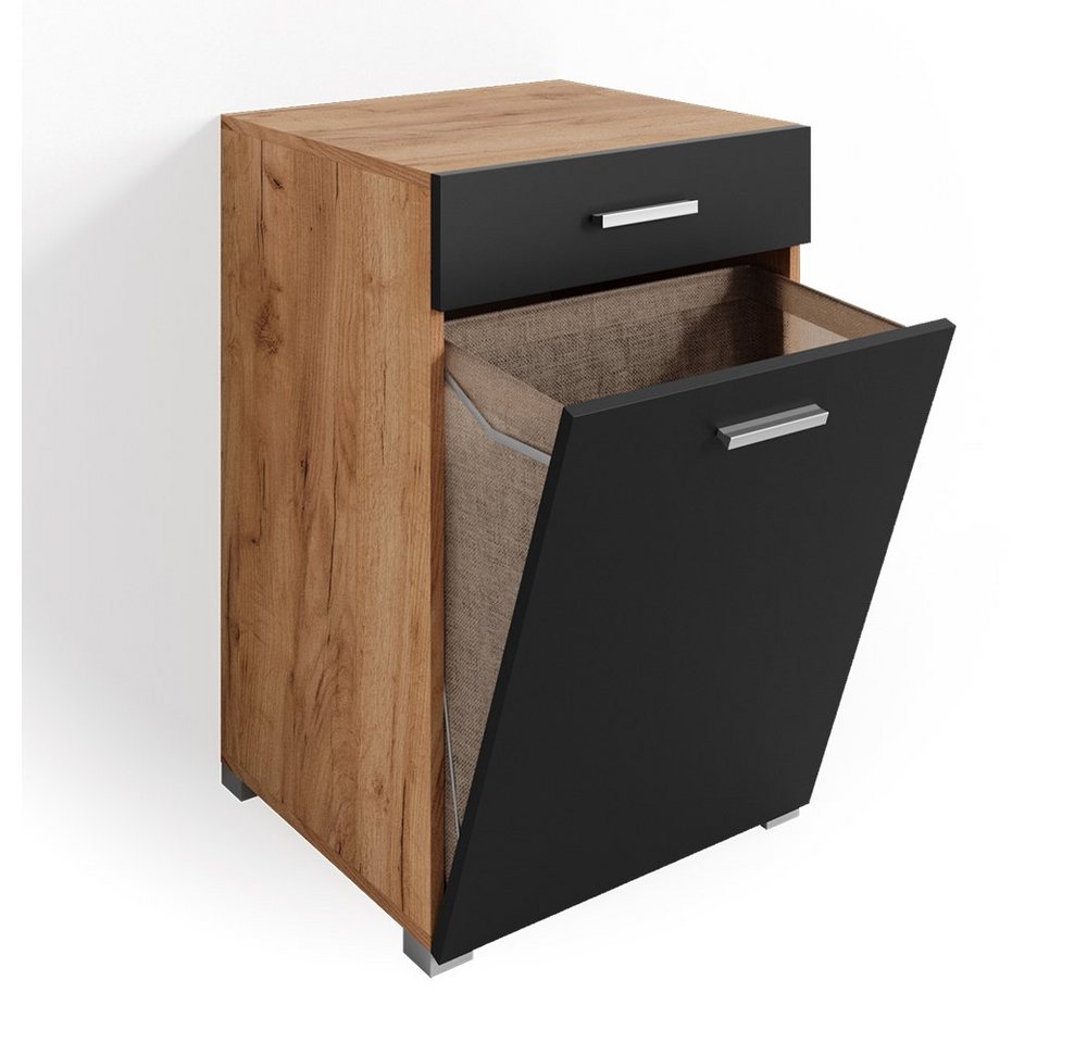 Vicco Wäscheschrank Matteo, Anthrazit/Goldkraft Eiche, 50 x 78.5 cm Vicco Wäscheschrank Matteo, Anthrazit/Goldkraft Eiche, 50 x 78.5 cm von Vicco