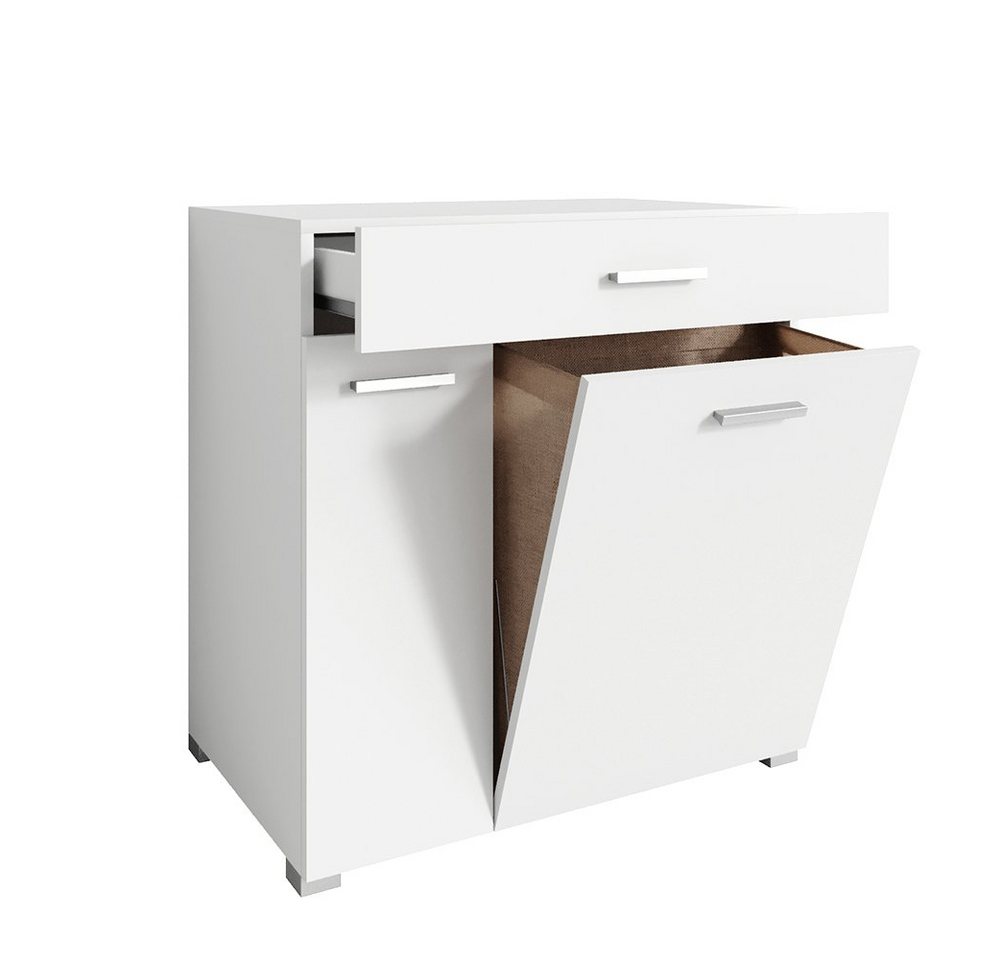 Vicco Wäscheschrank Matteo, Weiß, 75 x 78.5 cm Vicco Wäscheschrank Matteo, Weiß, 75 x 78.5 cm von Vicco