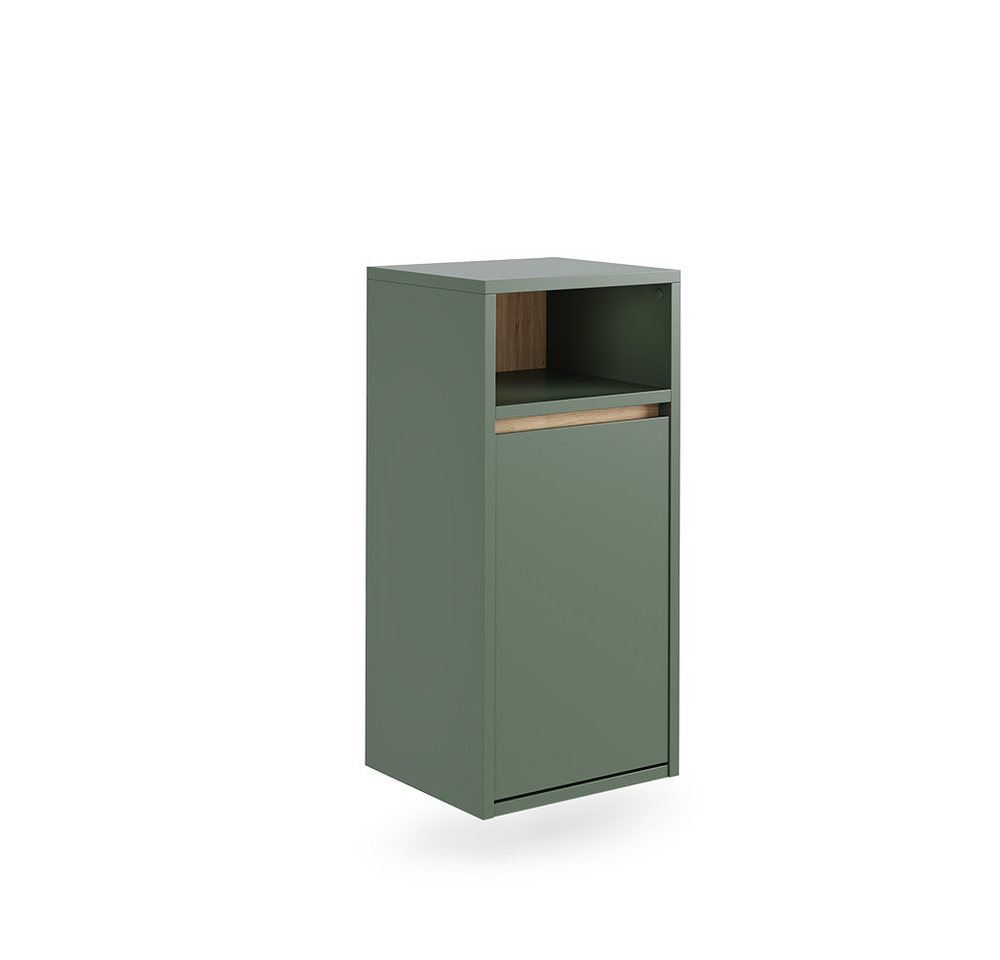 Vicco Wäscheschrank Viola, Grün/Artisan, 38 x 80 cm mit Wäschkorb Vicco Wäscheschrank Viola, Grün/Artisan, 38 x 80 cm mit Wäschkorb von Vicco