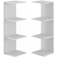 Wandregal Paolo, Weiß, 30 x 95 cm 2er Set Vicco Wandregal Paolo, Weiß, 30 x 95 cm 2er Set Vicco von Vicco